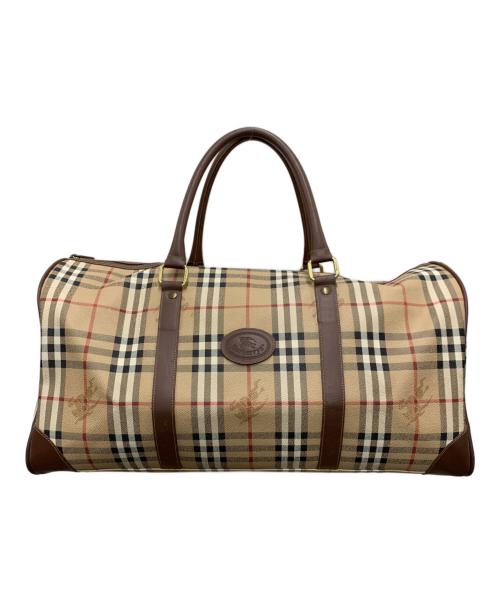 Burberry's（バーバリー）Burberry's (バーバリー) ボストンバッグ ベージュの古着・服飾アイテム