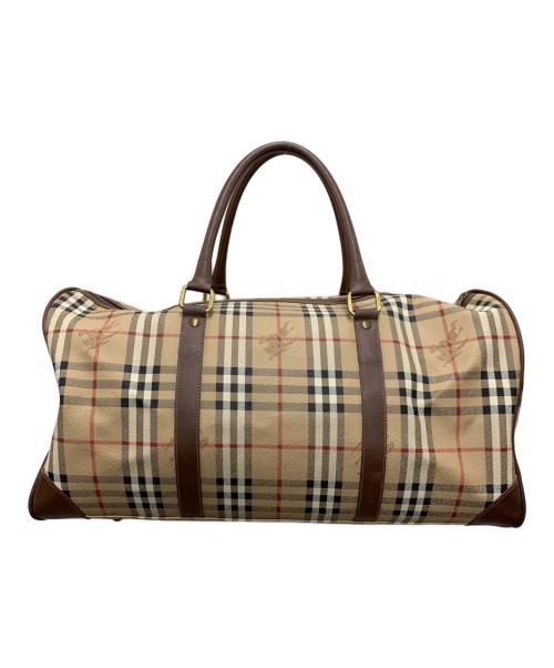 Burberry's（バーバリー）Burberry's (バーバリー) ボストンバッグ ベージュの古着・服飾アイテム