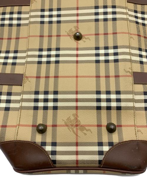 Burberry's（バーバリー）Burberry's (バーバリー) ボストンバッグ ベージュの古着・服飾アイテム