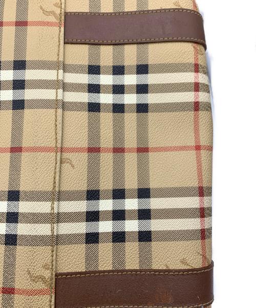 Burberry's（バーバリー）Burberry's (バーバリー) ボストンバッグ ベージュの古着・服飾アイテム