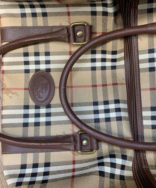 Burberry's（バーバリー）Burberry's (バーバリー) ボストンバッグ ベージュの古着・服飾アイテム