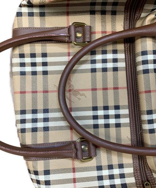 Burberry's（バーバリー）Burberry's (バーバリー) ボストンバッグ ベージュの古着・服飾アイテム