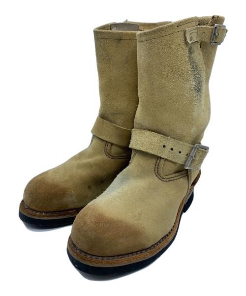 RED WING（レッドウィング）RED WING (レッドウィング) エンジニアブーツ ベージュ サイズ:USA5の古着・服飾アイテム