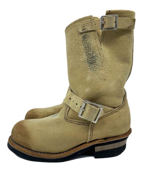 RED WING（レッドウィング）RED WING (レッドウィング) エンジニアブーツ ベージュ サイズ:USA5の古着・服飾アイテム