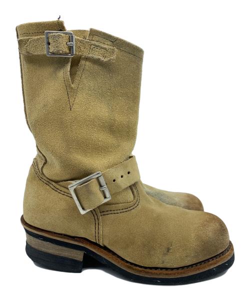 RED WING（レッドウィング）RED WING (レッドウィング) エンジニアブーツ ベージュ サイズ:USA5の古着・服飾アイテム