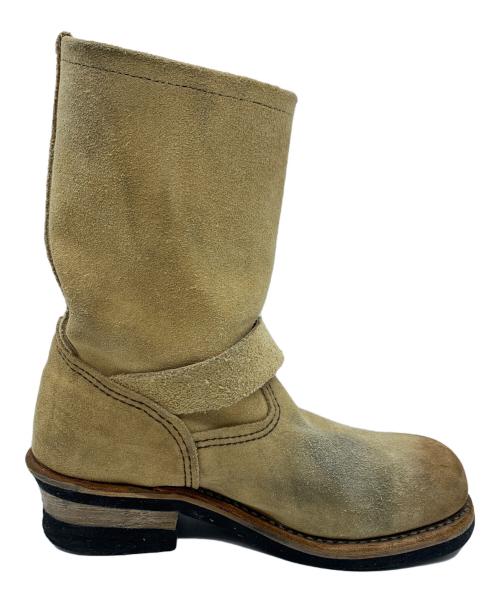 RED WING（レッドウィング）RED WING (レッドウィング) エンジニアブーツ ベージュ サイズ:USA5の古着・服飾アイテム
