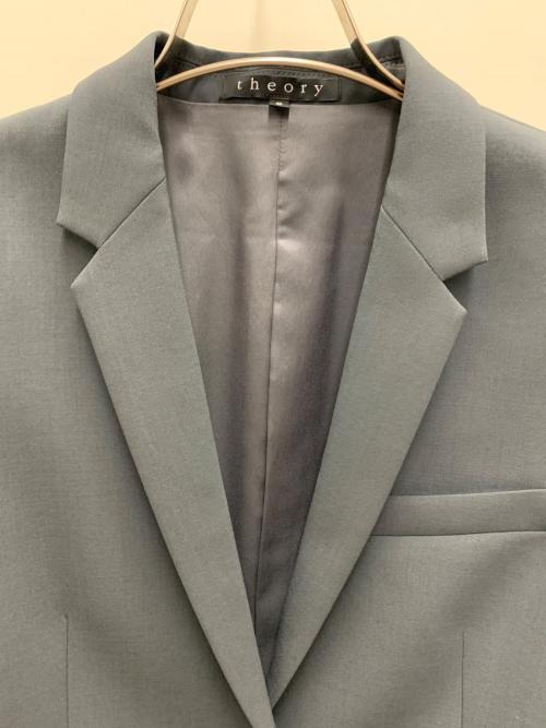 theory（セオリー）theory (セオリー) テーラードジャケット グレー サイズ:Mの古着・服飾アイテム