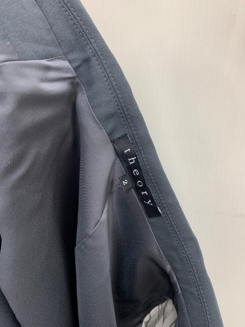 theory（セオリー）theory (セオリー) テーラードジャケット グレー サイズ:Mの古着・服飾アイテム
