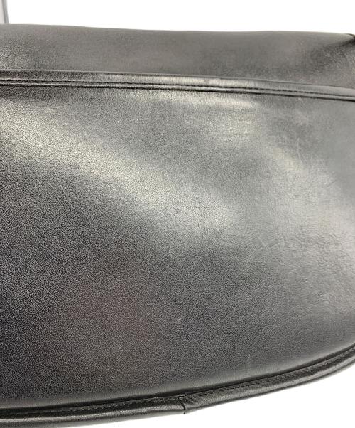 COACH（コーチ）COACH (コーチ) レザーショルダーバッグ ブラックの古着・服飾アイテム