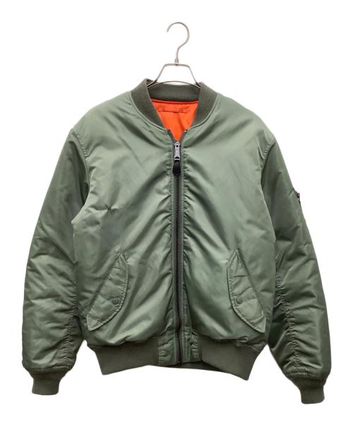 AVIREX（アヴィレックス）AVIREX (アヴィレックス) フライトジャケット グリーン サイズ:XLの古着・服飾アイテム