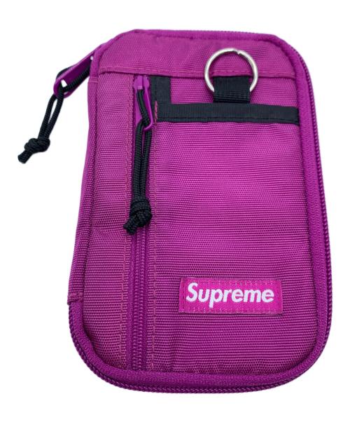 SUPREME（シュプリーム）Supreme (シュプリーム) Small Zip Pouch CORDURA パープルの古着・服飾アイテム