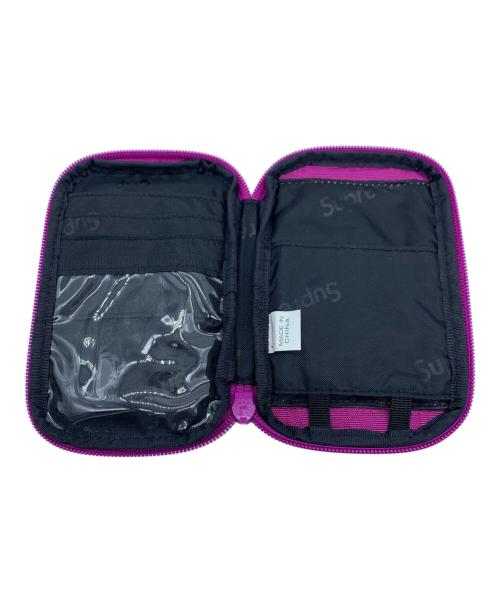 SUPREME（シュプリーム）Supreme (シュプリーム) Small Zip Pouch CORDURA パープルの古着・服飾アイテム