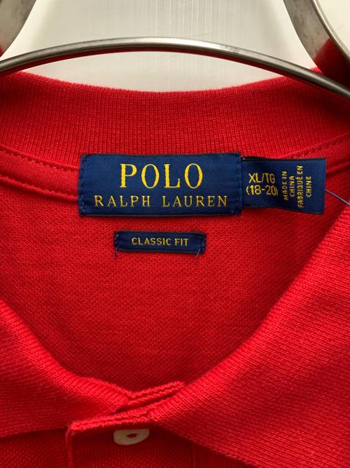 POLO RALPH LAUREN（ポロ・ラルフローレン）POLO RALPH LAUREN (ポロ・ラルフローレン) ポロシャツ レッド サイズ:XL 未使用品の古着・服飾アイテム