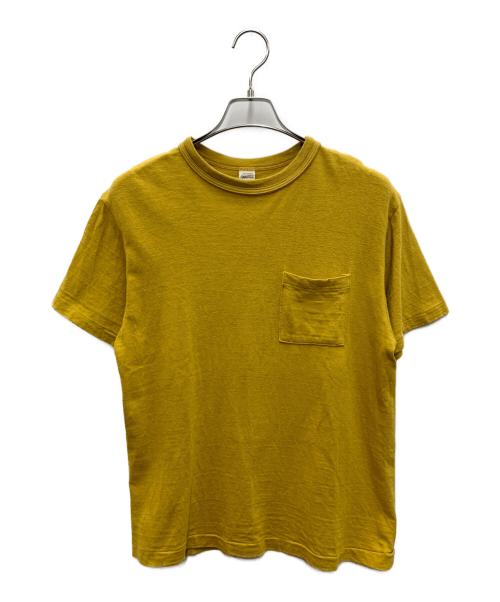 WAREHOUSE（ウエアハウス）WAREHOUSE (ウエアハウス) ポケットTシャツ イエロー サイズ:Mの古着・服飾アイテム