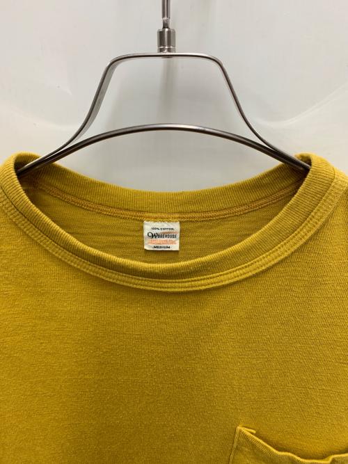 WAREHOUSE（ウエアハウス）WAREHOUSE (ウエアハウス) ポケットTシャツ イエロー サイズ:Mの古着・服飾アイテム