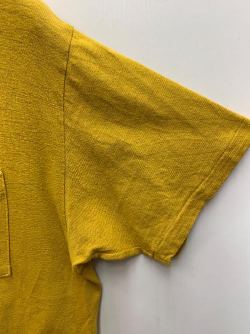 WAREHOUSE（ウエアハウス）WAREHOUSE (ウエアハウス) ポケットTシャツ イエロー サイズ:Mの古着・服飾アイテム