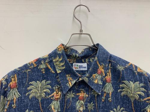 reyn spooner（レイン スプナー）reyn spooner (レイン スプナー) アロハシャツ ネイビー サイズ:XLの古着・服飾アイテム