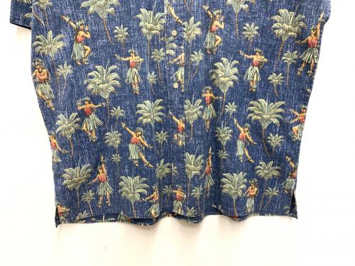 reyn spooner（レイン スプナー）reyn spooner (レイン スプナー) アロハシャツ ネイビー サイズ:XLの古着・服飾アイテム