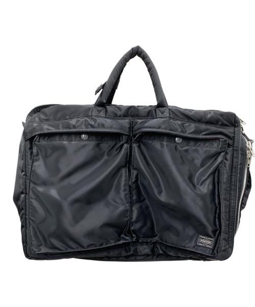 PORTER（ポーター）PORTER (ポーター) 3wayブリーフケース　タンカー ブラック×オレンジの古着・服飾アイテム