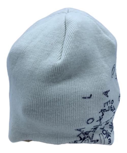 OAKLEY（オークリー）OAKLEY (オークリー) ニット帽 ホワイト×ネイビー サイズ:不明の古着・服飾アイテム