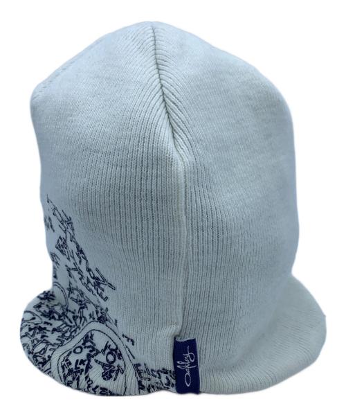 OAKLEY（オークリー）OAKLEY (オークリー) ニット帽 ホワイト×ネイビー サイズ:不明の古着・服飾アイテム