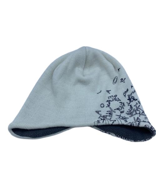 OAKLEY（オークリー）OAKLEY (オークリー) ニット帽 ホワイト×ネイビー サイズ:不明の古着・服飾アイテム