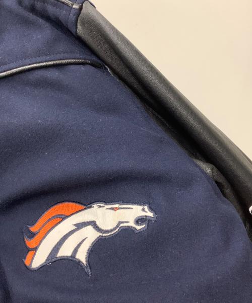 NFL（ナショナル・フットボール・リーグ）NFL (ナショナル・フットボール・リーグ) 袖切り替えスタジャン ブラック サイズ:Mの古着・服飾アイテム