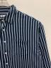 中古・古着 TAKEO KIKUCHI (タケオキクチ) 長袖シャツ ネイビー×ブルー サイズ:XL：4000円
