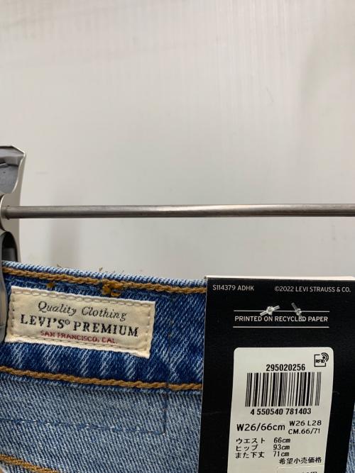 LEVI'S（リーバイス）LEVI'S (リーバイス) スキニーデニムパンツ インディゴ サイズ:W26×L28 未使用品の古着・服飾アイテム