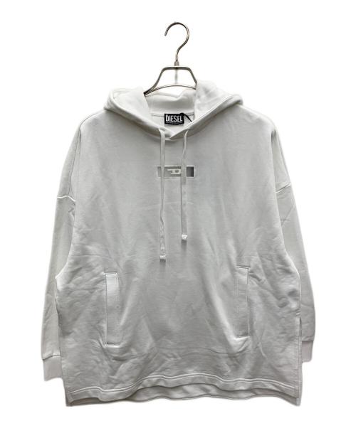 DIESEL（ディーゼル）DIESEL (ディーゼル) プルオーバーパーカー ホワイト サイズ:XS 未使用品の古着・服飾アイテム