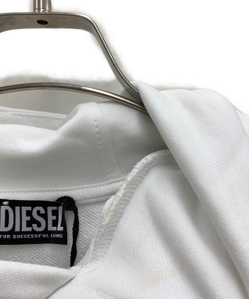 DIESEL（ディーゼル）DIESEL (ディーゼル) プルオーバーパーカー ホワイト サイズ:XS 未使用品の古着・服飾アイテム