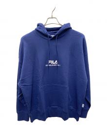 FILA（フィラ）の古着「プルオーバーパーカー」｜ネイビー