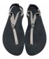 中古・古着 BEAUTIFUL SHOES TOSHINOSUKE TAKEGAHARA (ビューティフルシューズ トシノスケ タケガハラ) ストラップサンダル グレー サイズ:24 未使用品：15000円