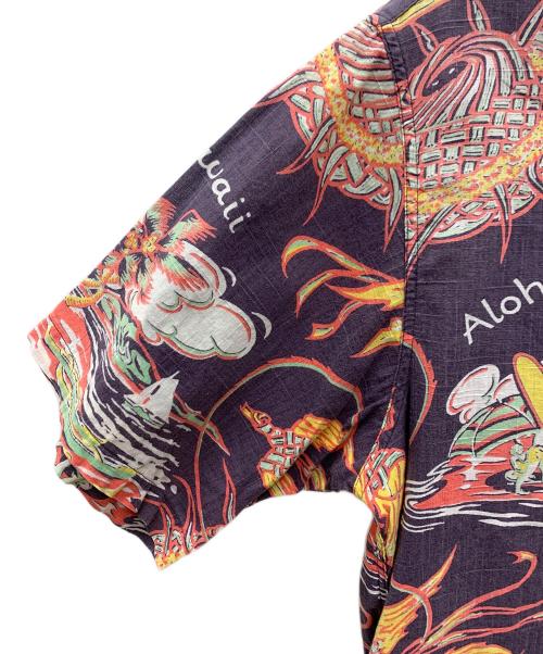 Sun Surf（サンサーフ）Sun Surf (サンサーフ) アロハシャツ パープル サイズ:Lの古着・服飾アイテム