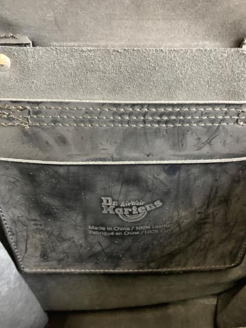 Dr.Martens（ドクターマーチン）Dr.Martens (ドクターマーチン) レザーバックパック ブラックの古着・服飾アイテム