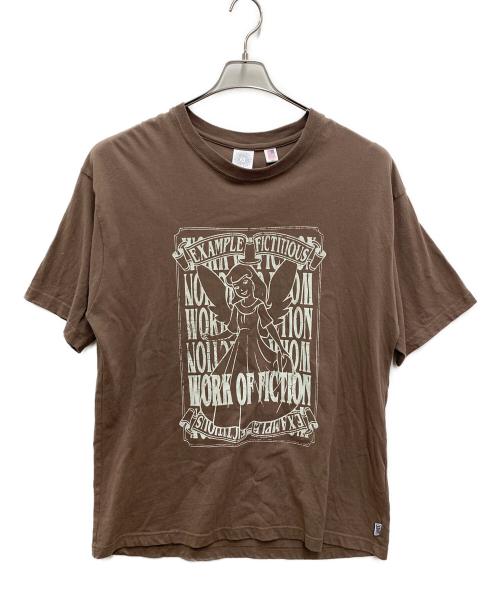 EXAMPLE（エグザンプル）EXAMPLE (エグザンプル) 半袖カットソー ブラウン サイズ:XLの古着・服飾アイテム