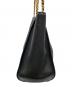 TORY BURCH (トリーバーチ) トートバッグ　BRITTEN SMALL SLOUCHY TOTE ブラック×ゴールド：12000円