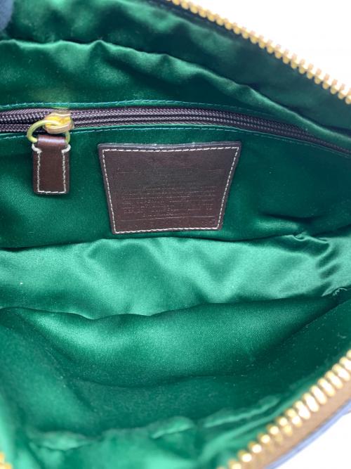 COACH（コーチ）COACH (コーチ) ショルダーバッグ ブラウン×グリーンの古着・服飾アイテム