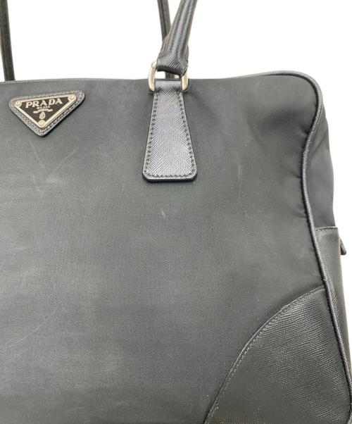 PRADA（プラダ）PRADA (プラダ) ハンドバッグ　サフィアーノ ブラックの古着・服飾アイテム