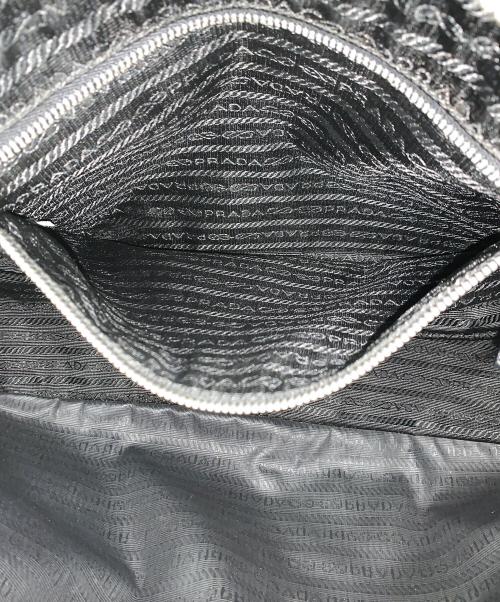 PRADA（プラダ）PRADA (プラダ) ハンドバッグ　サフィアーノ ブラックの古着・服飾アイテム