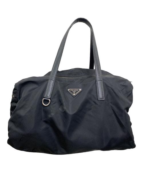 PRADA（プラダ）PRADA (プラダ) ボストンバッグ ブラックの古着・服飾アイテム