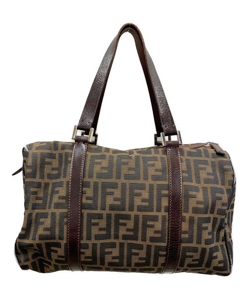 FENDI（フェンディ）FENDI (フェンディ) ハンドバッグ ズッカ ブラウンの古着・服飾アイテム