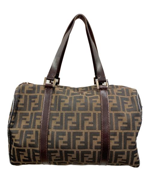FENDI（フェンディ）FENDI (フェンディ) ハンドバッグ ズッカ ブラウンの古着・服飾アイテム