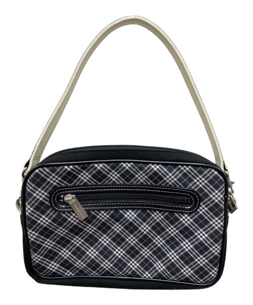 BURBERRY（バーバリー）BURBERRY (バーバリー) ショルダーポーチ グレー×ブラックの古着・服飾アイテム