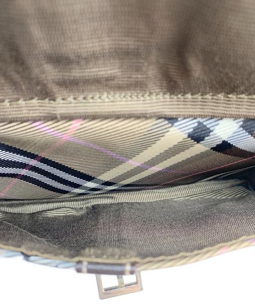 BURBERRY BLUE LABEL（バーバリー ブルー レーベル）BURBERRY BLUE LABEL (バーバリー ブルー レーベル) ショルダーバッグ ベージュの古着・服飾アイテム
