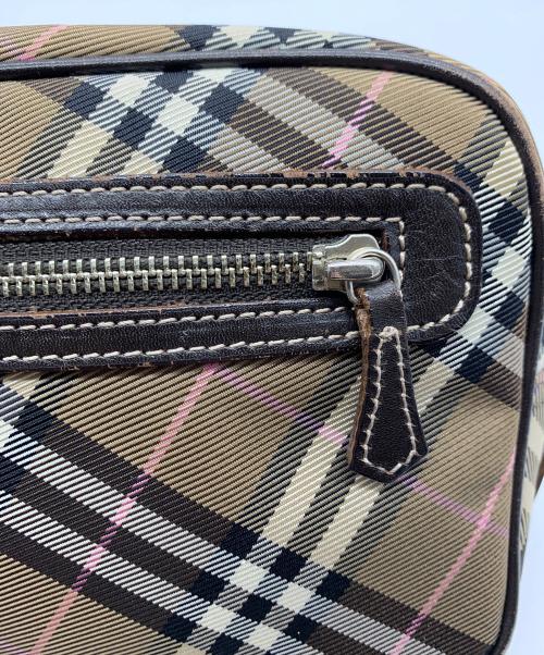 BURBERRY BLUE LABEL（バーバリー ブルー レーベル）BURBERRY BLUE LABEL (バーバリー ブルー レーベル) ショルダーバッグ ベージュの古着・服飾アイテム