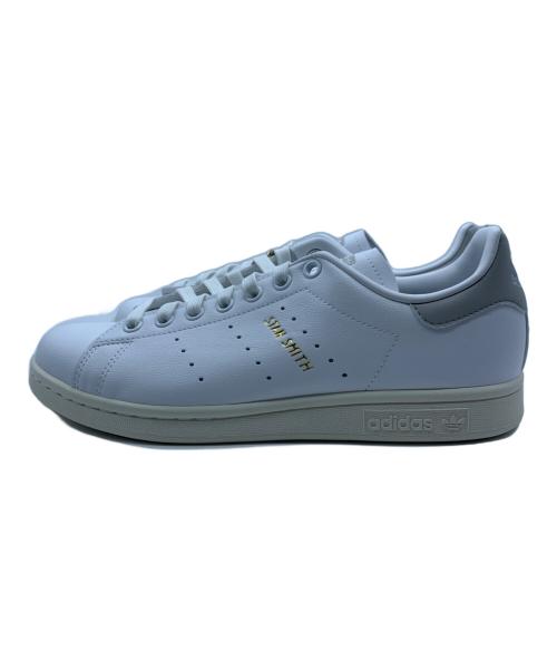 adidas（アディダス）adidas (アディダス) ローカットスニーカー ホワイト×グレー サイズ:25 未使用品の古着・服飾アイテム