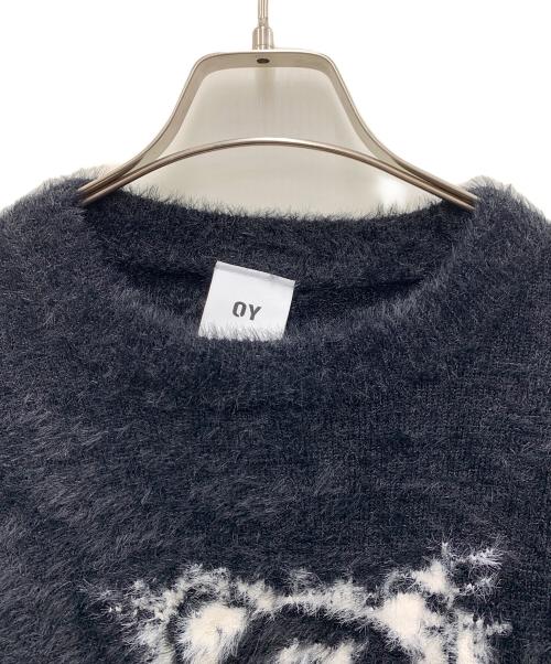 OY（オーワイ）OY (オーワイ) 厚手ニット ブラック サイズ:Freeの古着・服飾アイテム