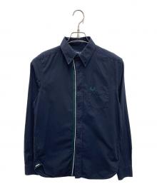 FRED PERRY（フレッドペリー）の古着「長袖シャツ」｜ネイビー