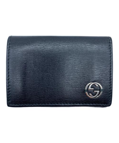 GUCCI（グッチ）GUCCI (グッチ) 名刺入れ ブラックの古着・服飾アイテム